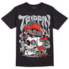 Black Canvas 4s DopeSkill T-Shirt Trippin Graphic - Black