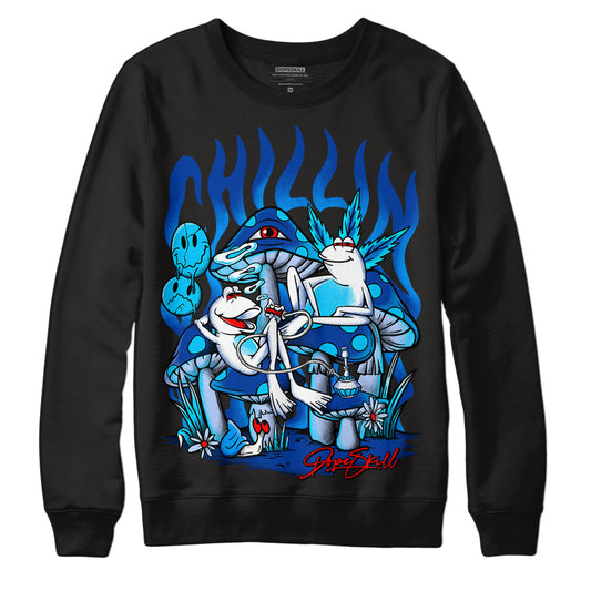 Racer Blue 5s DopeSkill Sweatshirt Chillin Graphic