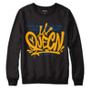 Dunk Blue Jay and University Gold DopeSkill Sweatshirt Queen Graphic Streetwear - Black 