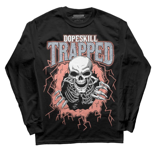 DJ Khaled x Jordan 5 Retro ‘Crimson Bliss’ DopeSkill Long Sleeve T-Shirt Trapped Halloween Graphic Streetwear - Black 
