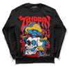 Fruity Pebbles Dunks DopeSkill Long Sleeve T-Shirt Trippin Graphic - Black