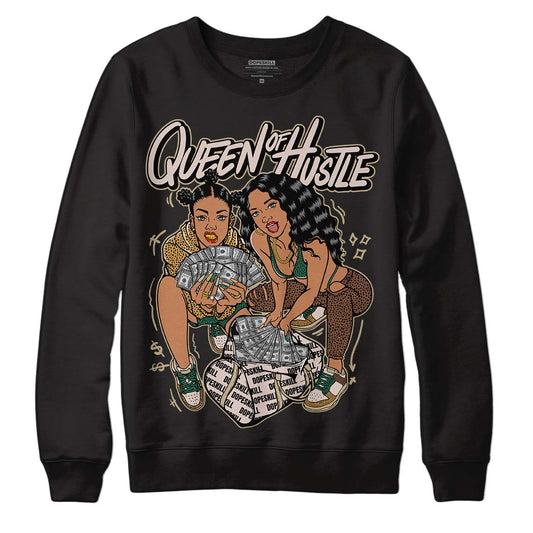 Safari Dunk Low DopeSkill Sweatshirt Queen Of Hustle Graphic - Black