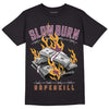 Brotherhood 1s High OG DopeSkill T-Shirt Slow Burn Graphic - Black 