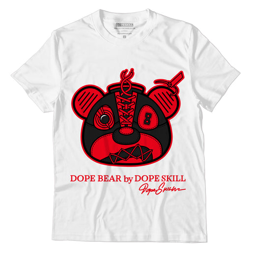 AJ 4 Red Thunder DopeSkill T-Shirt Sneaker Bear Head Graphic