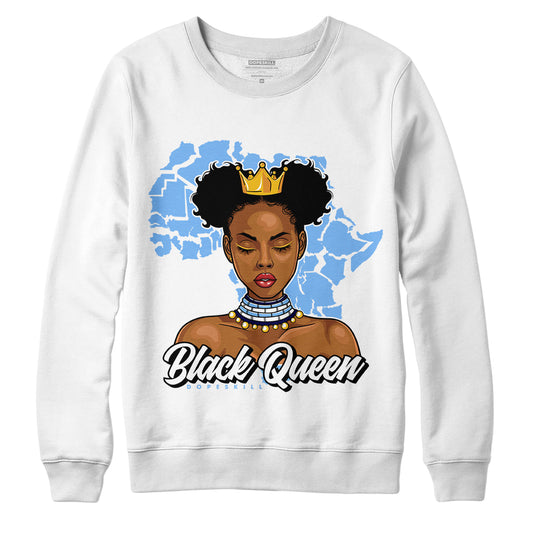 AJ 6 University Blue DopeSkill Sweatshirt Black Queen Graphic