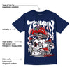 Midnight Navy 4s DopeSkill Midnight Navy T-shirt Trippin Graphic