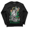 Nike SB x Jordan 4 “Pine Green” DopeSkill Long Sleeve T-Shirt Juneteenth Graphic Streetwear - Black