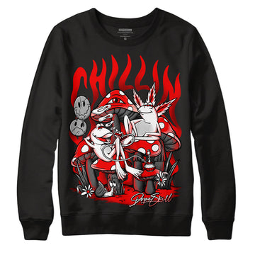 Chile Red 9s DopeSkill Sweatshirt Chillin Graphic