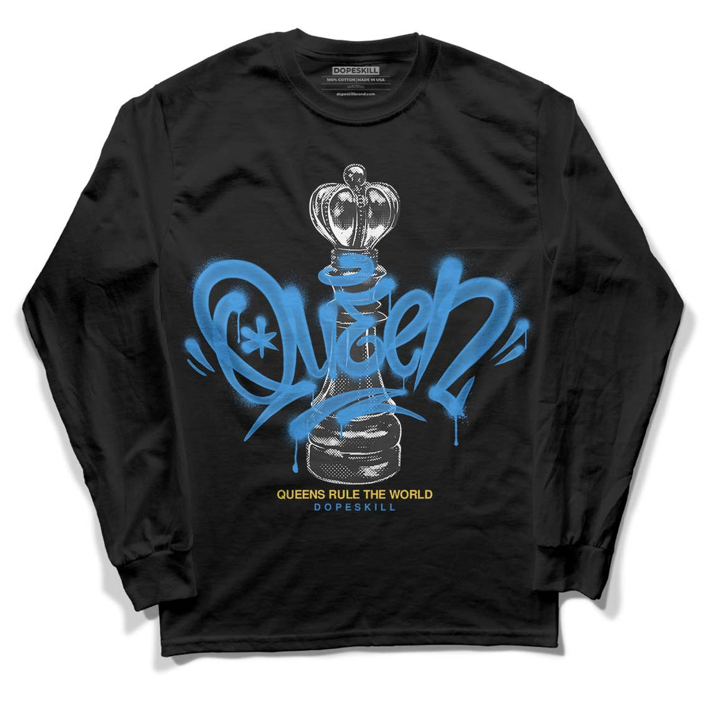 Dunk Low Pro SB Homer DopeSkill Long Sleeve T-Shirt Queen Chess Graphic Streetwear - Black