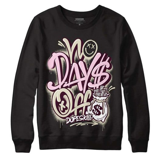 Dunk Low Night Maroon and Medium Soft Pink DopeSkill Sweatshirt No Days Off Graphic Streetwear - Black 