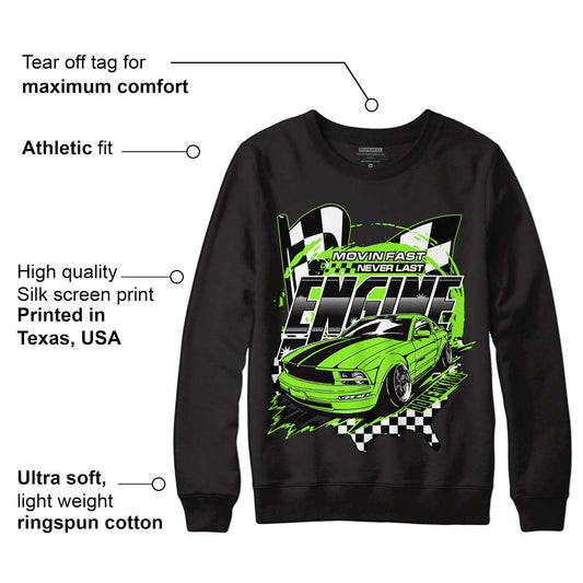 Neon Green Collection DopeSkill Sweatshirt ENGINE Tshirt Graphic