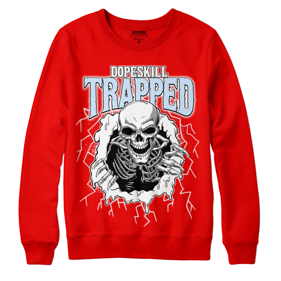 Dopeskill 11 Jordan 11 Cherry Sweatshirt| Trapped Halloween DopeSkill Streetwear ...