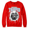 Cherry 11s DopeSkill Varsity Red Sweatshirt Trapped Halloween Graphic