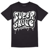 Jordan 1 High 85 Black White DopeSkill T-Shirt Super Sauce Graphic Streetwear  - Black