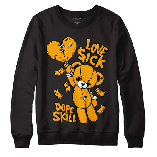 Black Taxi 12s DopeSkill Sweatshirt Love Sick Graphic - Black 