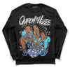 SB Dunk Argon DopeSkill Long Sleeve T-Shirt Queen Of Hustle Graphic - Black