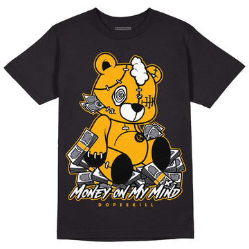 Goldenrod Dunk DopeSkill T-Shirt MOMM Bear Graphic - Black 