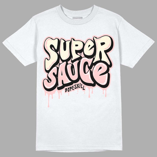 Jordan 1 High OG WMNS Washed Pink DopeSkill T-Shirt Super Sauce Graphic Streetwear - White