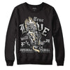 Jordan 4 Retro SE Craft Photon Dust DopeSkill Sweatshirt True Love Will Kill You Graphic Streetwear - Black 