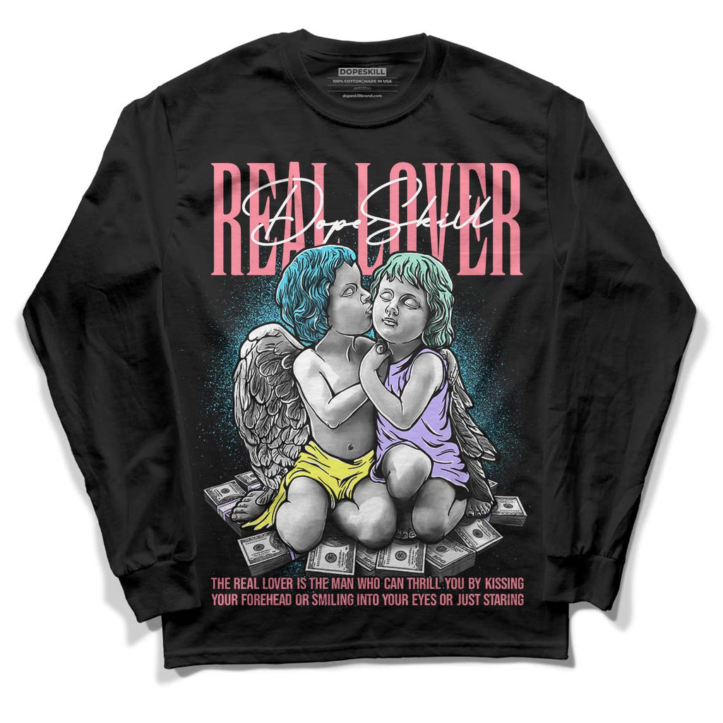 Candy Easter Dunk Low DopeSkill Long Sleeve T-Shirt Real Lover Graphic - Black