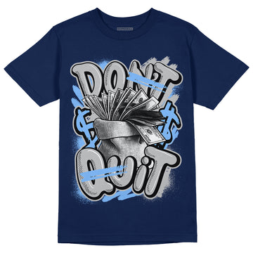 Georgetown 6s DopeSkill College Navy T-shirt Don't Quit Graphic