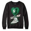 Jordan 2 Retro Lucky Green DopeSkill Sweatshirt Self Made Graphic Streetwear - Black 