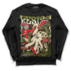 Travis Scott x Jordan 1 Low OG “Olive” DopeSkill Long Sleeve T-Shirt Resist Graphic Streetwear - Black