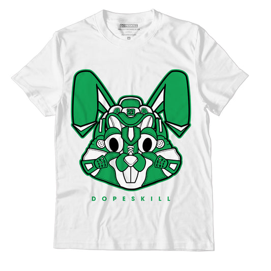 AJ 13 Lucky Green DopeSkill T-Shirt Sneaker Rabbit Graphic