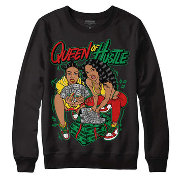 Black History Collection DopeSkill Sweatshirt Queen Of Hustle Graphic - Black