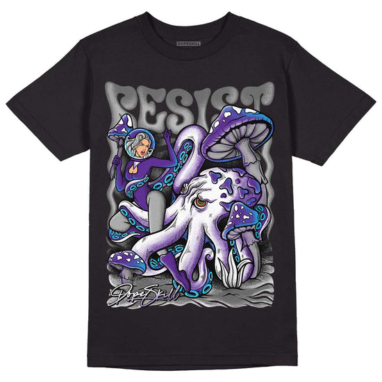 Dark Iris 3s DopeSkill T-Shirt Resist Graphic - Black 