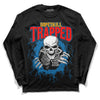 Messy Room 4S DopeSkill Long Sleeve T-Shirt Trapped Halloween Graphic - Black