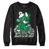 Jordan 2 Retro Lucky Green DopeSkill Sweatshirt MOMM Bear Graphic Streetwear - Black 