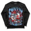 Travis Scott x Jordan 4 Retro 'Cactus Jack' DopeSkill Long Sleeve T-Shirt Chillin Graphic Streetwear - Black 