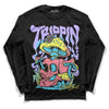 Candy Easter Dunk Low DopeSkill Long Sleeve T-Shirt Trippin Graphic - Black
