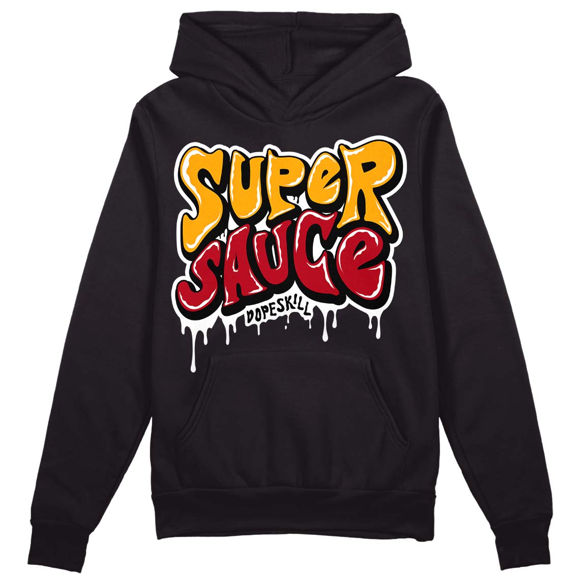 Cardinal 7s DopeSkill Hoodie Sweatshirt Super Sauce Graphic - Black 