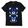 AJ 5 Racer Blue DopeSkill T-Shirt Leather Bear Graphic