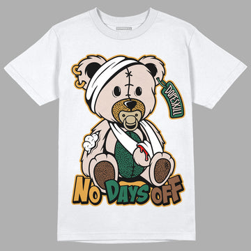 Safari Dunk Low DopeSkill T-Shirt Hurt Bear Graphic - White 