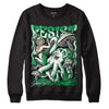 Jordan 2 Retro Lucky Green DopeSkill Sweatshirt Resist Graphic Streetwear - Black 