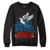 Jordan 4 Retro GS 'Messy Room' DopeSkill Sweatshirt Juneteenth 1865 Graphic Streetwear - Black