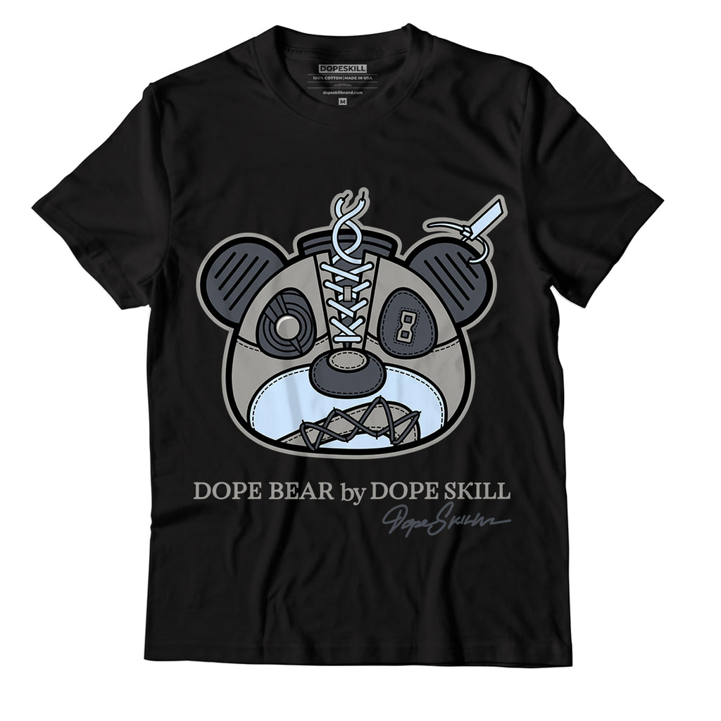 Jordan 11 Cool Grey DopeSkill T-Shirt Sneaker Bear Head Graphic, hiphop tees, grey graphic tees, sneakers match shirt - Black