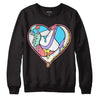 Candy Easter Dunk Low DopeSkill Sweatshirt Heart Jordan Graphic - Black