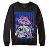 Hyper Royal 12s DopeSkill Sweatshirt Trippin Graphic - Black