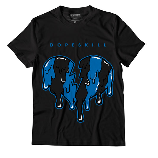 AJ 1 Dark Marina Blue DopeSkill T-Shirt Tear My Heart Out  Graphic