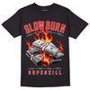 Dunk Low Gym Red DopeSkill T-Shirt Slow Burn Graphic - Black