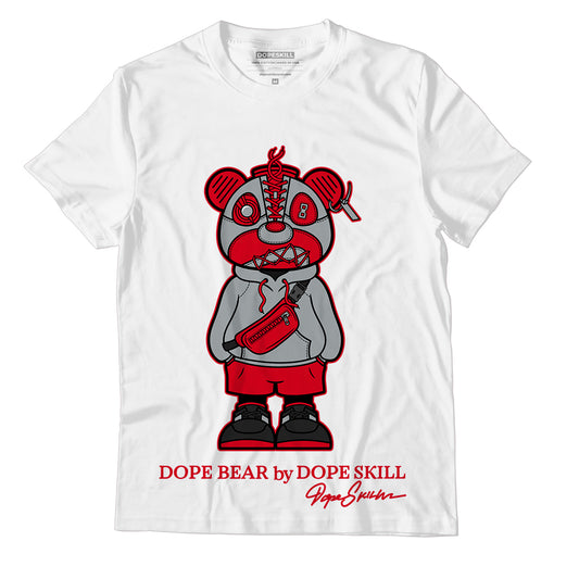 AJ 4 Bred DopeSkill T-Shirt Sneaker Bear Graphic