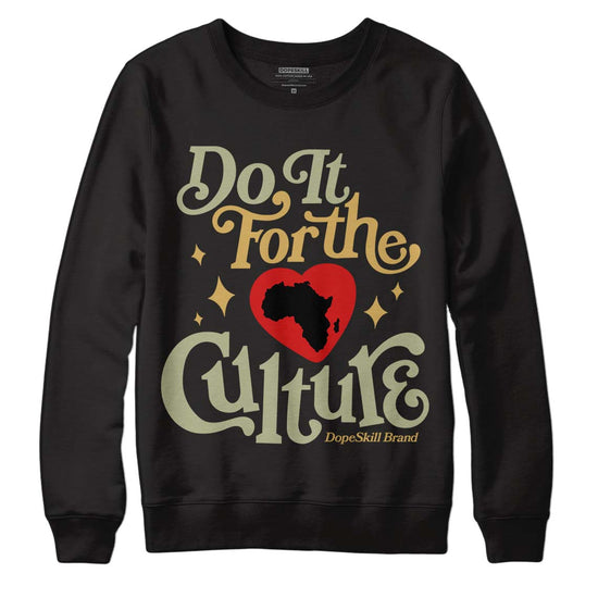 Jordan 5 Jade Horizon DopeSkill Sweatshirt Do It For The Culture Graphic Streetwear - Black