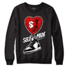 Jordan 1 High 85 Black White DopeSkill Sweatshirt Self Made Graphic Streetwear  - Black