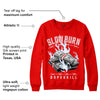 Cherry 11s DopeSkill Varsity Red Sweatshirt Slow Burn Graphic