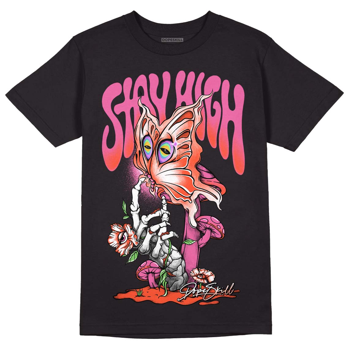 GS Pinksicle 5s DopeSkill T-Shirt Stay High Graphic - Black