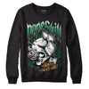 Nike SB x Jordan 4 “Pine Green” DopeSkill Sweatshirt Money On My Mind Graphic Streetwear - Black